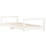 Kids Bed Frame White 90x190 cm Solid Wood Pine 834403