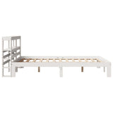 Bed Frame with Headboard without Mattress White 140x200 cm 3306048