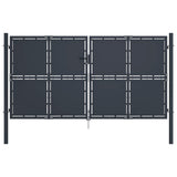 Garden Gate Steel 300x200 cm Anthracite 144528