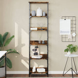 Bookshelf Smoked Oak 50x33x188.5 cm Engineered Wood 835281
