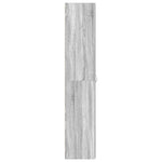 Shoe Cabinet with Shelf Grey 80 x 35.5 x 180 cm Engineered wood 3333841