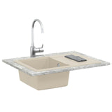 Sink Beige 670 x 460 mm 80% Quartz and 20% Resin 42028410