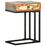 U-Shaped Side Table 45x30x61 cm Solid Reclaimed Wood 289092