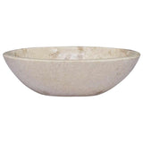 Sink Cream 53x40x15 cm Marble 149171