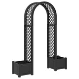 Rose Arch with Planter Anthracite 168.5 x 43 x 207 cm PP 42041736