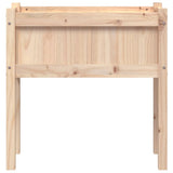 Garden Planter with Legs 70x31x70 cm Solid Wood Pine 837554