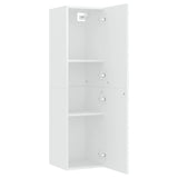 TV Cabinet White 30.5x30x110 cm Engineered Wood 803362