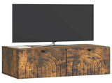 Wall-Mounted TV Cabinet Smoked Oak 78.5 x 41 x 30 cm 898180