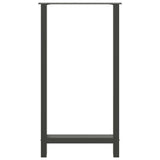 Bar Table Legs Anthracite 2 pcs 60x cm Steel 4013358