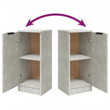 Sideboard Concrete Grey 30x30x70 cm Engineered Wood 811141