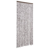 Insect Curtain Brown and Beige 100x220 cm Chenille 284278