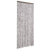 Insect Curtain Brown and Beige 100x220 cm Chenille 284278