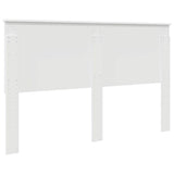 Headboard with Headboard White 160 cm Engineered wood 887736