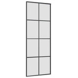 Sliding Door with Hardware Set 76x205 cm ESG Glass&Aluminium 3332888