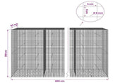 Gabion with 5 mm Wire and 5x5 cm Mesh 800x50x200 cm 3464314