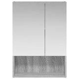 Bathroom Mirror Cabinet with Door Grey Sonoma 50 x 14.5 x 70 cm 889204