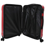 Suitcase with Lock 3 pcs Red 50 x 31 x 78 cm ABS Plastic 42006249