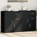 Sideboards 2 pcs Black 60x31x70 cm Engineered Wood 3276561