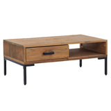 Coffee Table 90x50x35 cm Solid Pinewood 349929
