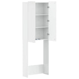 Toilet Cabinet ZWOLLE High Gloss White 66 x 25.5 x 190 cm 896479