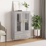 Highboard Grey Sonoma 69.5x31x115 cm Engineered Wood 828282