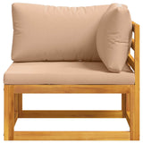Sectional Corner Sofa with Cushions Natural 42028336