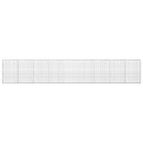 Gabion with 5 mm Wire and 5x10 cm Mesh 900x30x150 cm 3464676