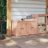 Kitchen Cabinet with Shelf MEPPEL Brown Oak 106 x 55 x 64 cm 868184