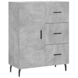 Highboard Concrete Grey 69.5x34x180 cm Engineered Wood 3189465