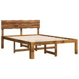 Double Bed Frame with Headboard ROSTOCK Natural 120 x 190 cm 903360
