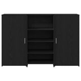 Reception Desk Black Oak 155x50x103,5 cm Engineered Wood 3324197