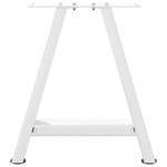 ZNTS Coffee Table Legs A-Shaped 2 pcs White 50x cm Steel 4012833