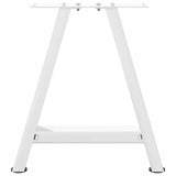 ZNTS Coffee Table Legs A-Shaped 2 pcs White 50x cm Steel 4012833