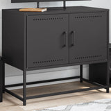 TV Cabinet Black 68.5x39x60.5 cm Steel 846470
