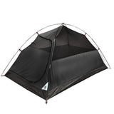 ZNTS Camping Tent Dome 4-Person White Blackout Fabric Waterproof 94338