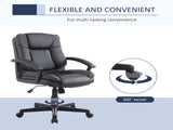 Office Chair, Computer Desk Chair, Mid Back Executive Chair with Adjustable Height and Swivel T3398P330432