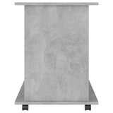Rolling Cabinet Concrete Grey 60x45x60 cm Engineered Wood 808480