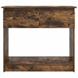 Console Table with Drawers Smoked Oak 85.5x38.5x74.5 cm 861395