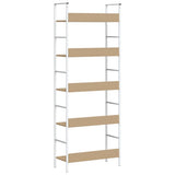 5-Layer Book Shelf Oak 60x27.6x158.5 cm Engineered Wood 288229