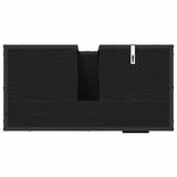 Bathroom Furniture Set 3 pcs Black Oak Engineered Wood 3402541