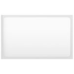 ZNTS Bathroom Furniture Set High Gloss White Engineered Wood 3071321