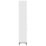 Bathroom Cabinet with Drawer with Door White 31.5 x 33 x 190 cm 883404