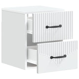 Wall-Mounted Bedside Cabinet 2 pcs White 34.5 x 33 x 40 cm 898976