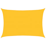 Sunshade Sail 160 g/m Rectangular Yellow 5x6 m HDPE 311576
