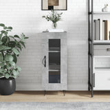 Sideboard Concrete Grey 34.5x34x90 cm Engineered Wood 828792