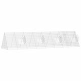 Chicken Cage Silver 430 x 100 x 85 cm Galvanised Steel 3394438