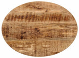 Coffee Table Natural Wood Solid Mango Wood and Iron Medium 371969