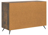 Sideboard Smoked Oak 89 x 34.5 x 80 cm Engineered Wood 895570
