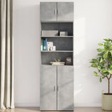 Wall Cabinet Concrete Grey 70x42.5x40 cm Engineered Wood 846120