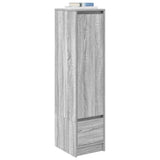 Highboard Grey Sonoma 29.5x34x119.5 cm Engineered Wood 861657